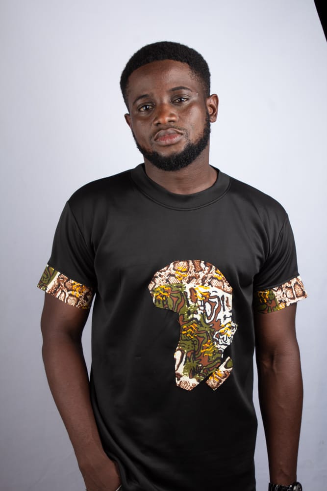 The SINCERE Africa Shape Patchwork T-Shirt (Unisex)