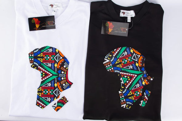 V-Neck Africa Regular Fit T-Shirt