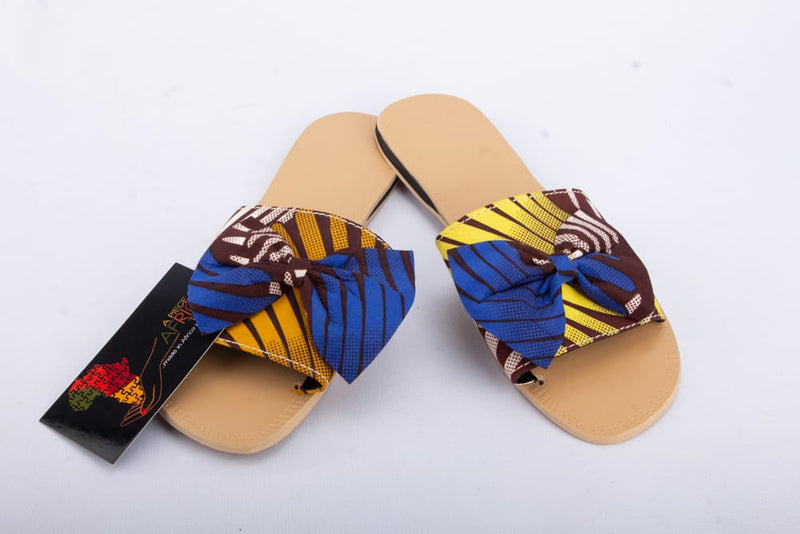 The KUBOLOR Ankara Slippers