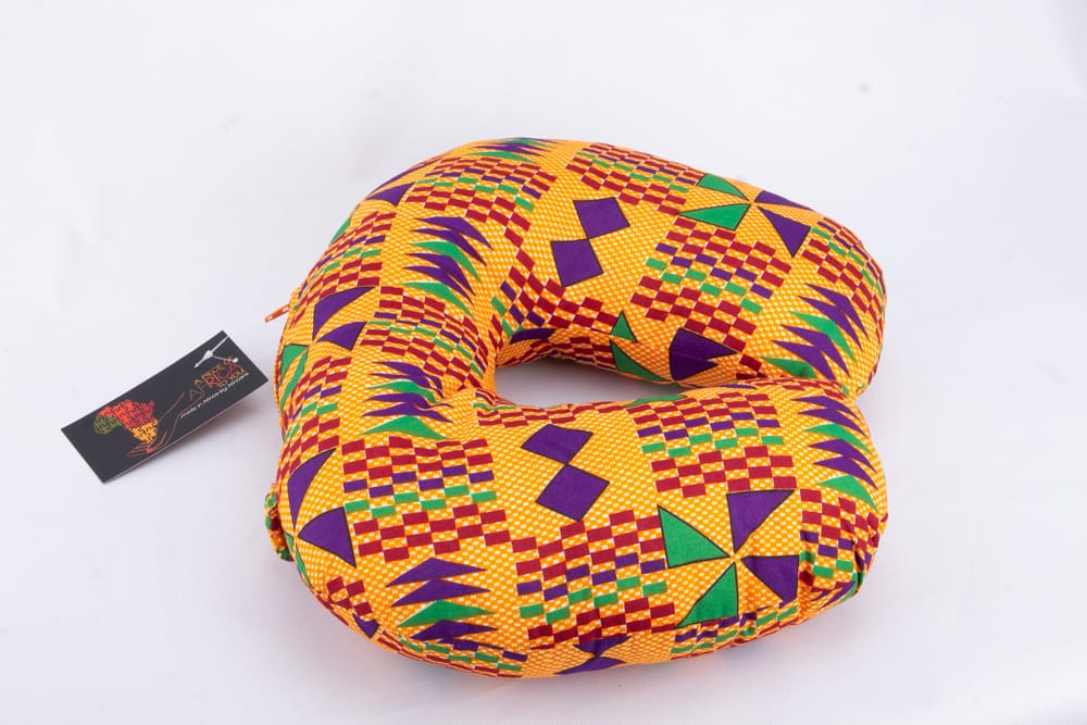 Ankara African Print Style Travel Neck Pillow