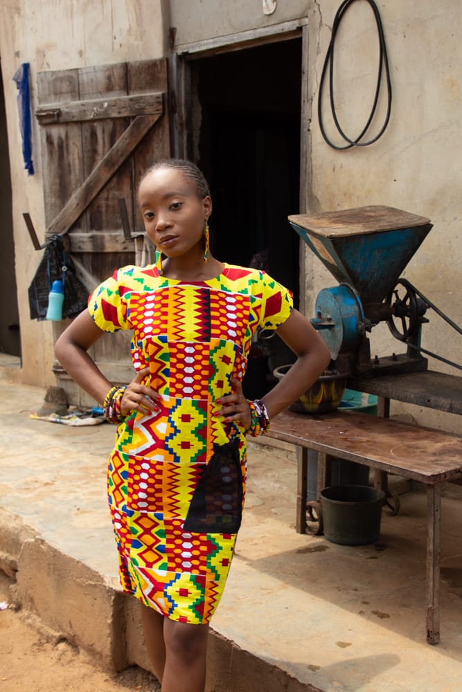 NURU African Print Women's Dress