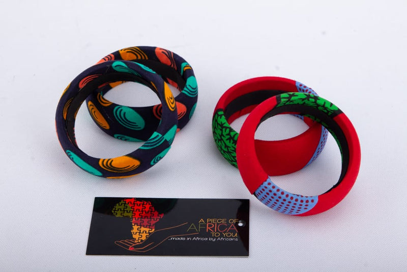 BE BOLD Ankara African Print Bangles