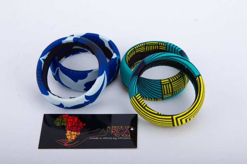 BE BOLD Ankara African Print Bangles