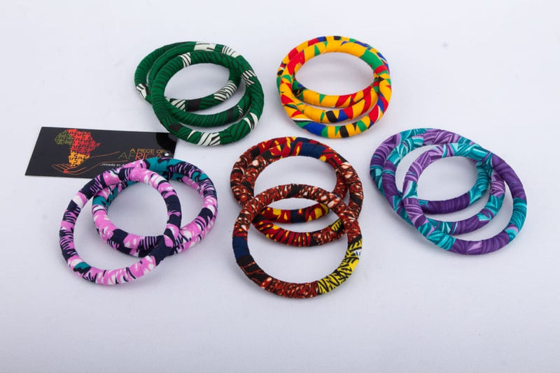 BE BOLD Ankara African Print Bangles