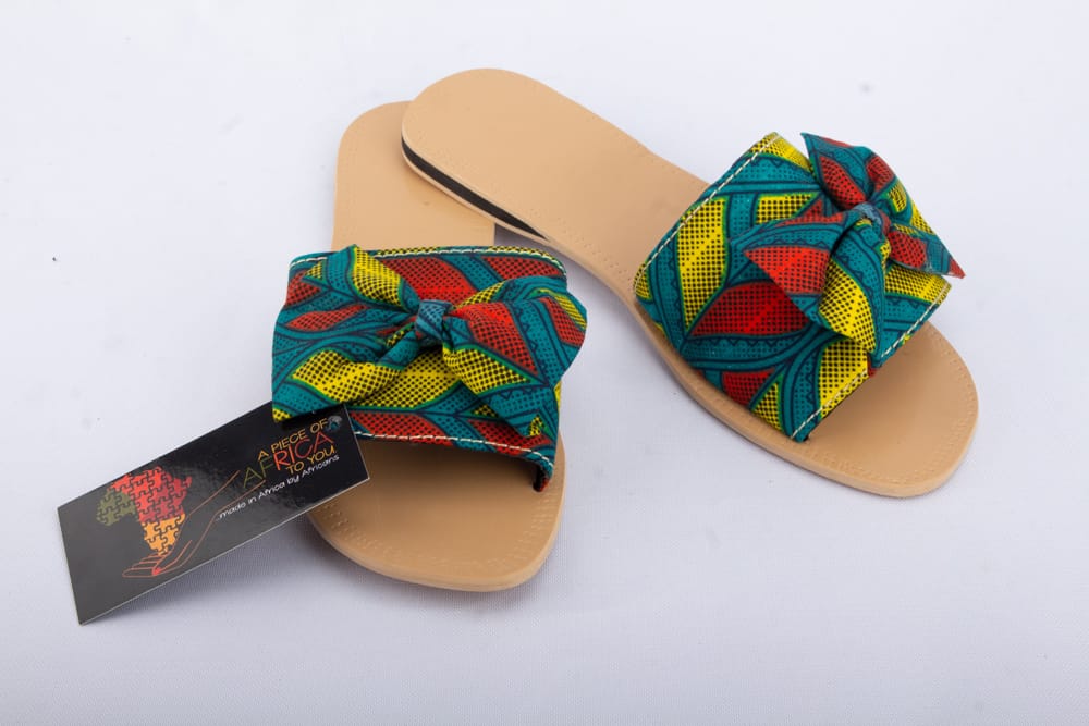 The KUBOLOR Ankara Slippers