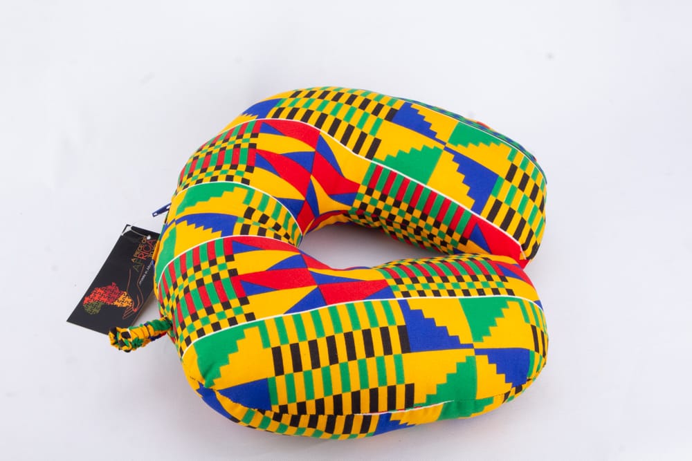 Ankara African Print Style Travel Neck Pillow